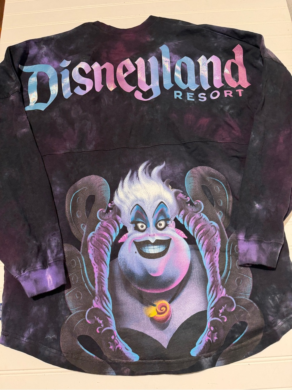 Disney Parks Disneyland Resort Ursula Villain Spirit Jersey Tie Dye Size XL